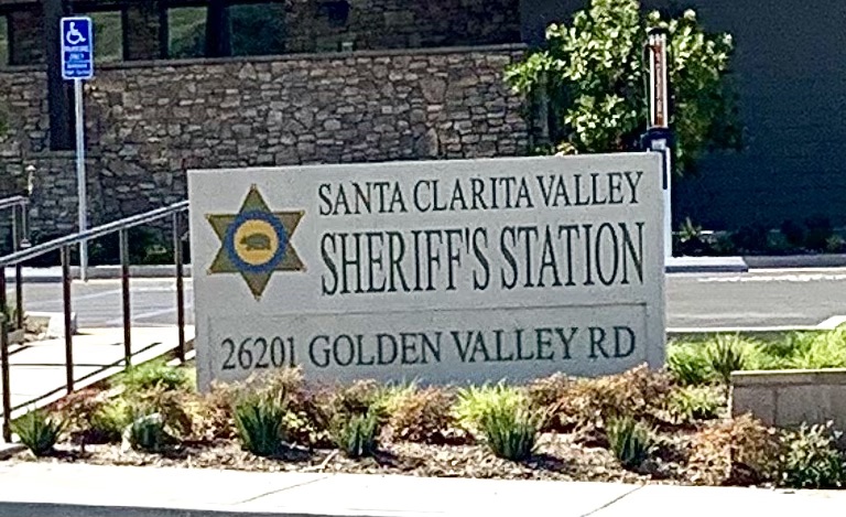 Jail front sheriff's station in Golden valley road